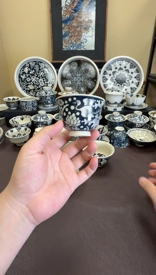 二号釉一路连科铃铛杯