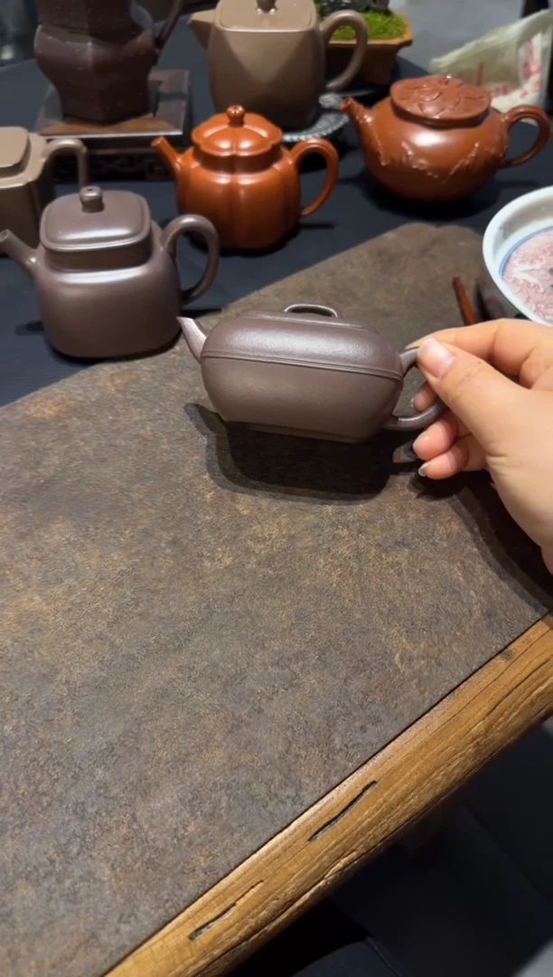 【闪购商品】紫砂茶壶玲珑 紫砂壶 天青