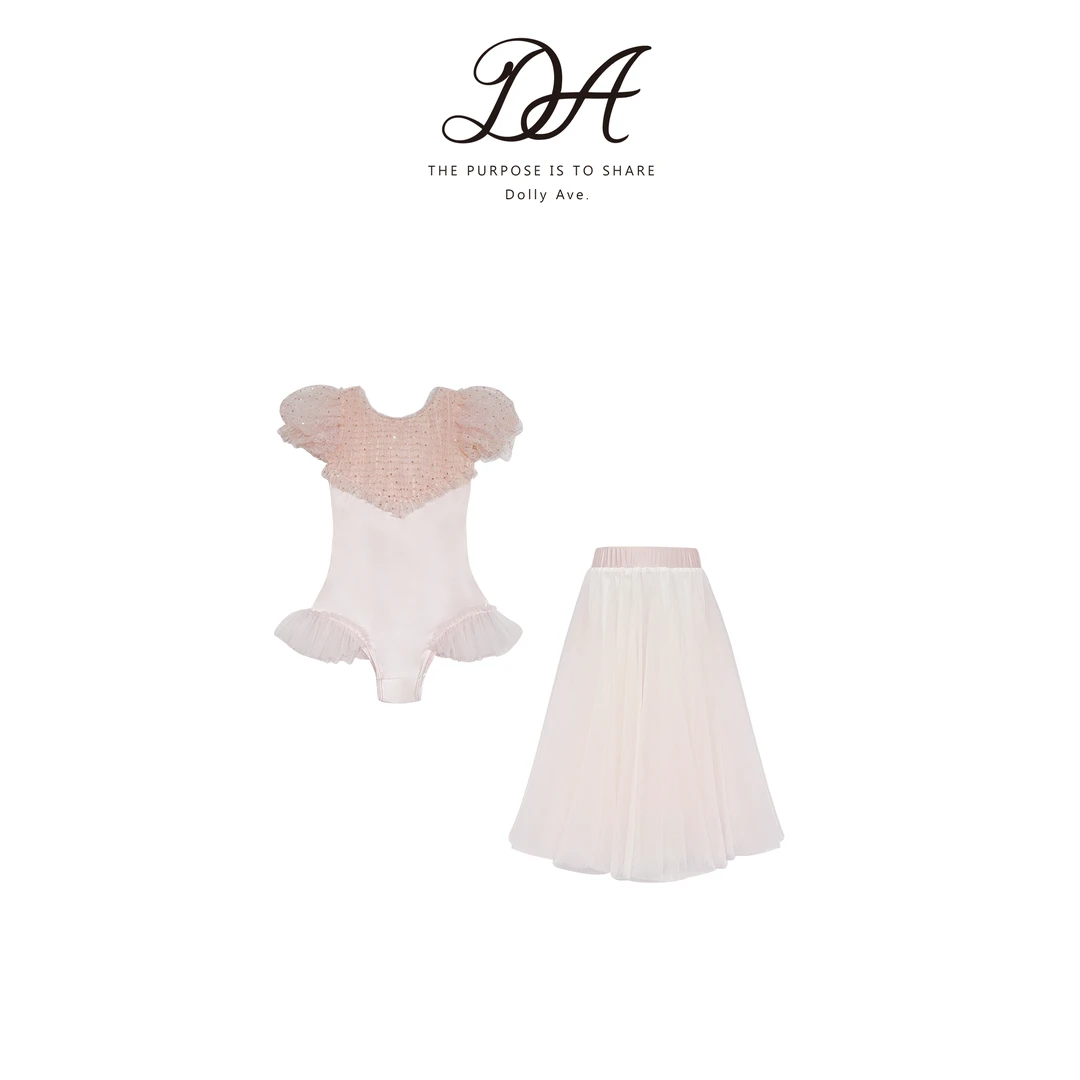 【现货】Dolly Ave Summer 定制珠绣7A抗菌底档公主纱裙两件套泳衣