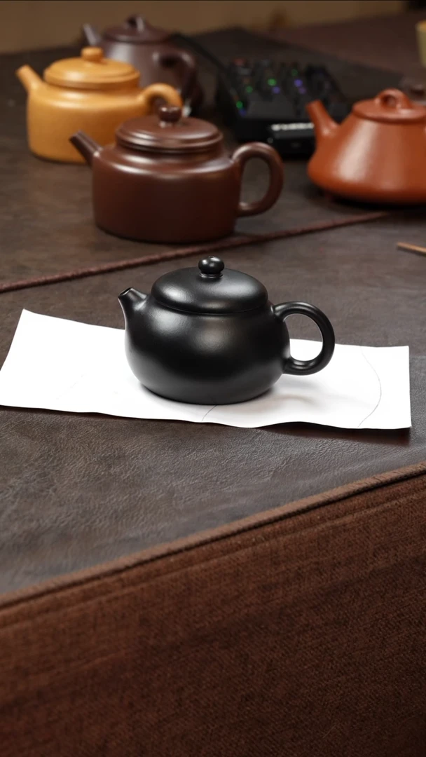 茶壶紫砂壶·28捂灰文旦150cc