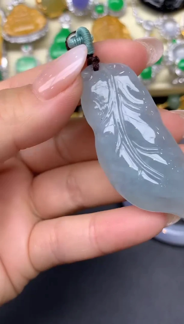 翡翠未镶嵌颈饰218-雪姐翡翠天天见