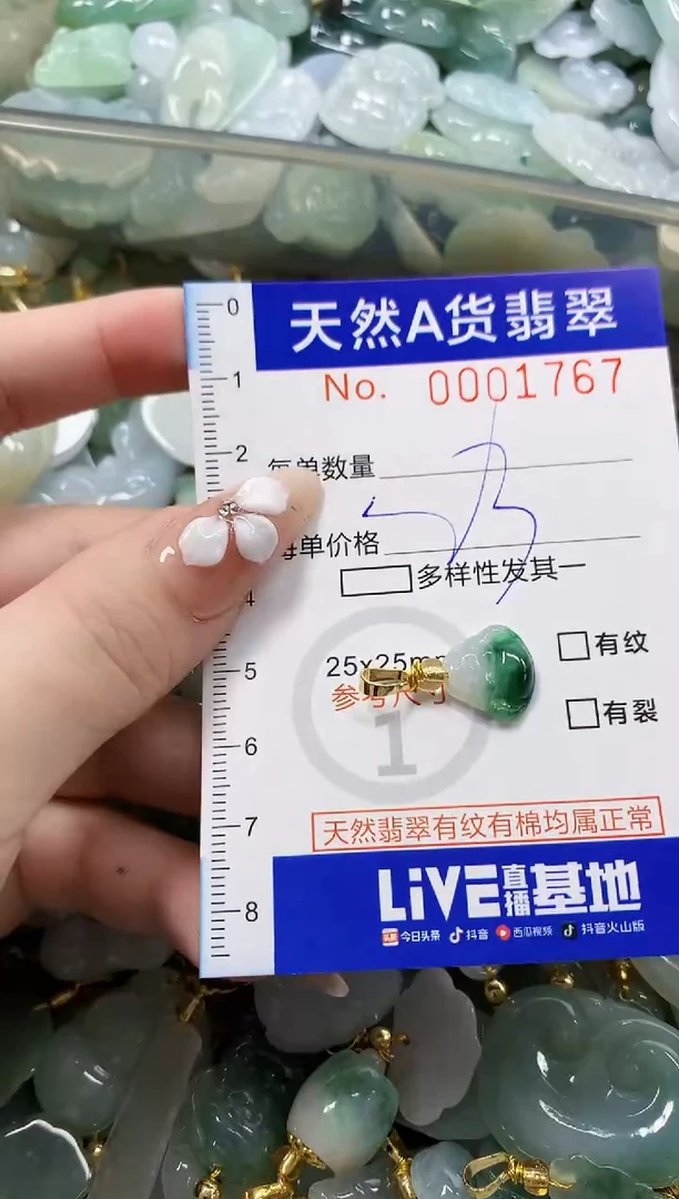 颈饰未镶嵌翡翠天然A货翡翠