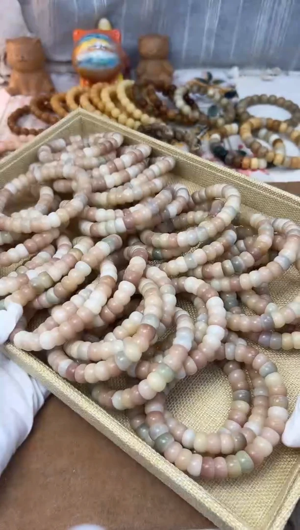 菩提根/象牙果手串碗肠一条默认瑕3100
