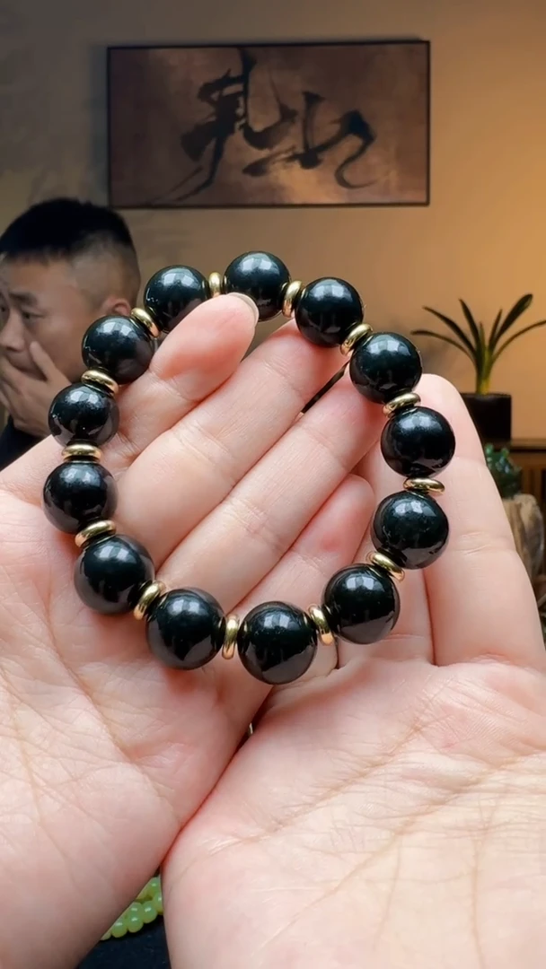 手链未镶嵌和田玉卡14隔片手串