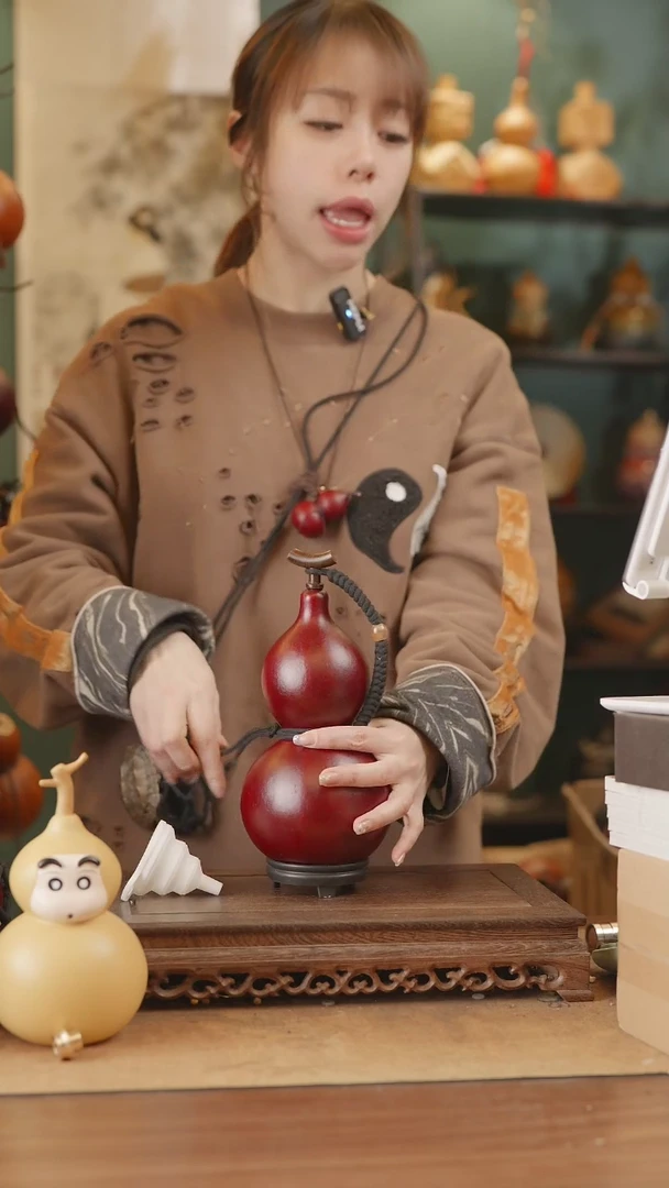 【闪购商品】96号精品天然大漆工艺防渗内胆酒葫芦~