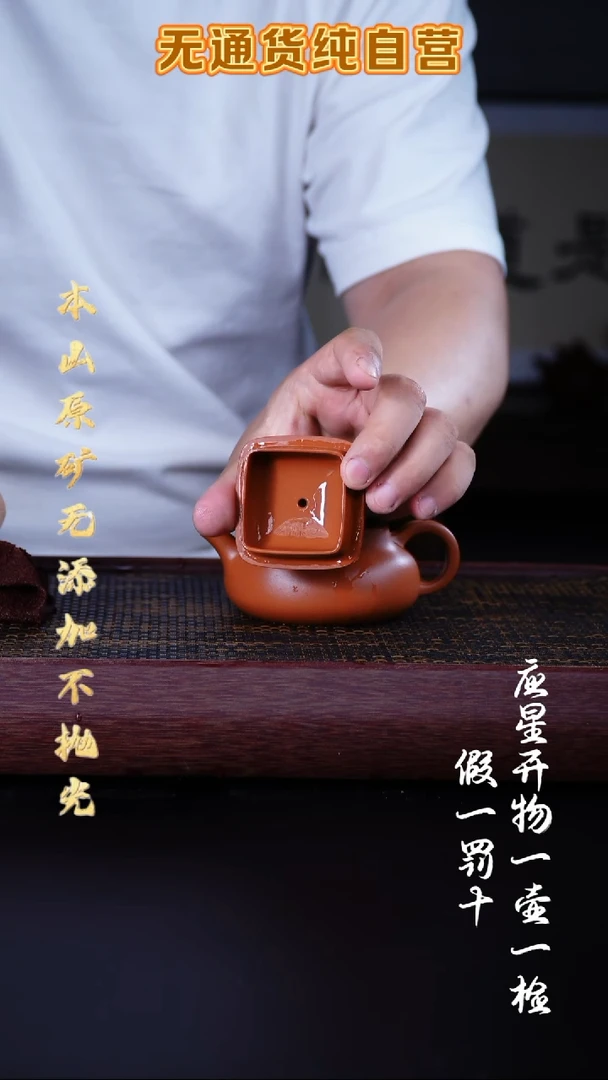 茶壶紫砂全砂朱泥 乾坤 170cc