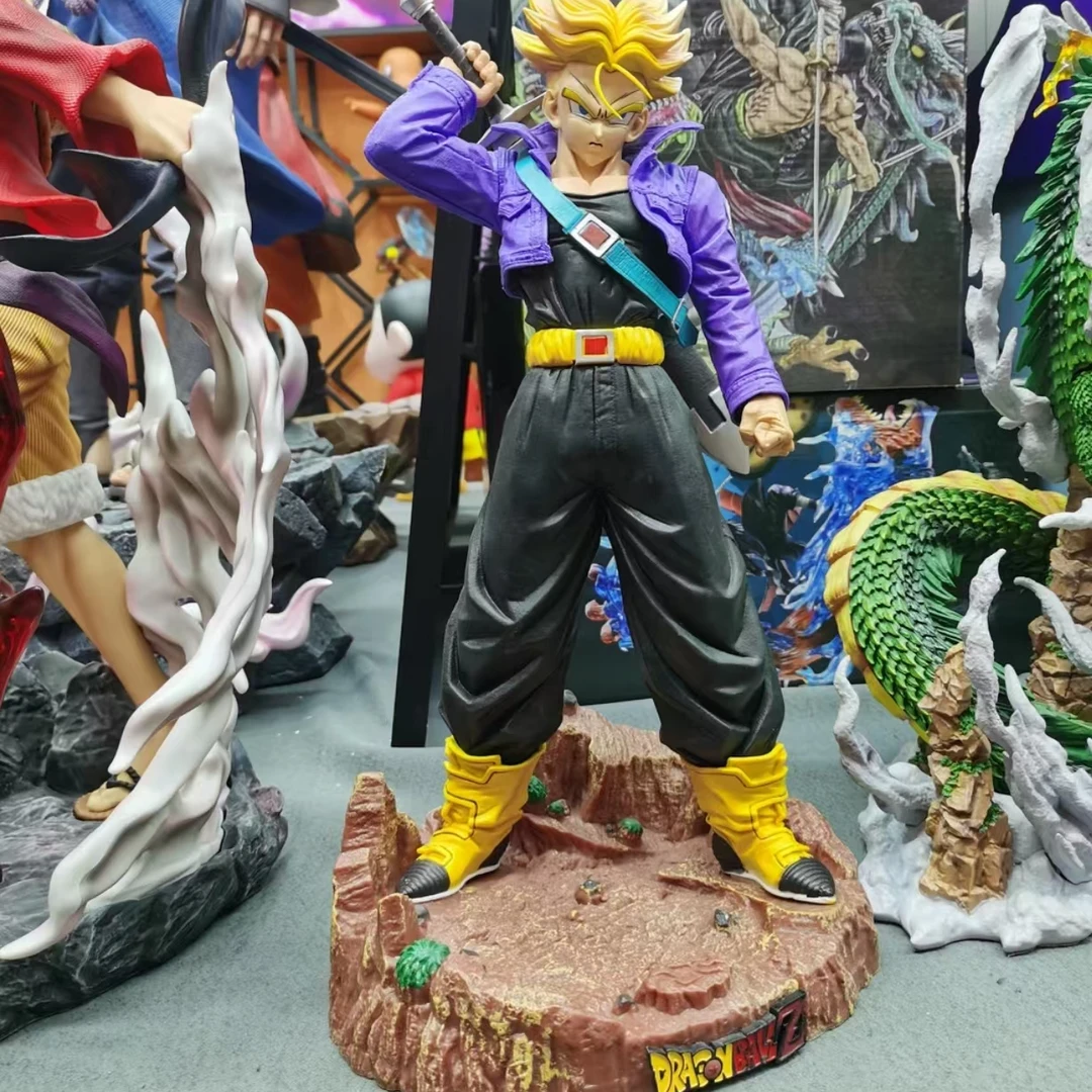 （现货）七龙珠 高约 特兰克斯 送两个头雕 手办模玩摆件25cm