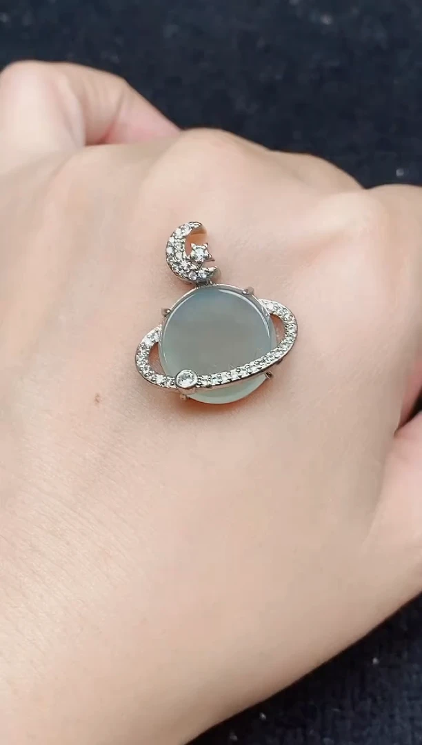 颈饰未镶嵌翡翠天然A货翡翠，保A保真