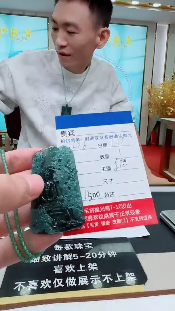 未镶嵌定制翡翠LX6翡翠吊坠-多样性发其一