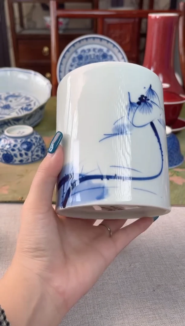 瓷片景德镇毛仔柴窑杯