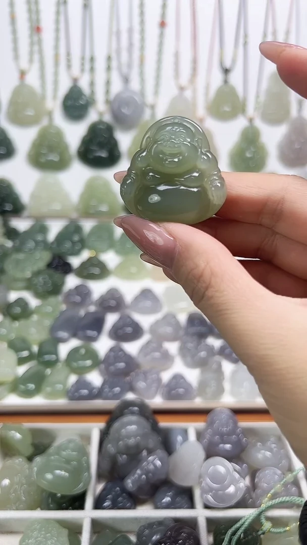 【闪购商品】和田玉（糖玉）颈饰未镶嵌佛公吊坠35