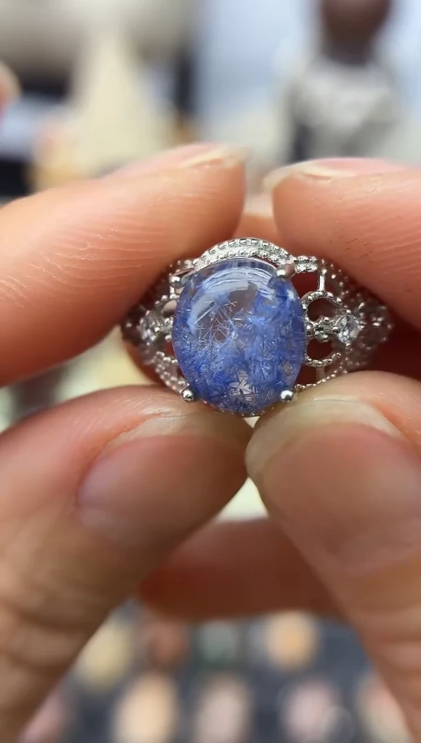 银S925镶嵌珠宝半成品水晶定制定制