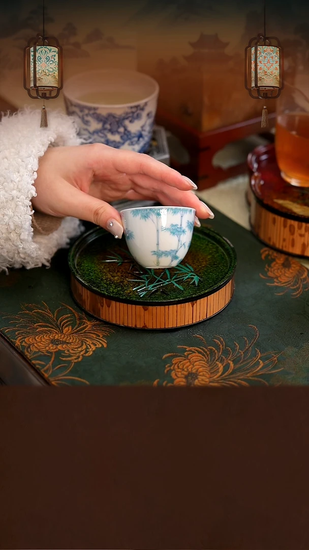 斗彩清风主人杯