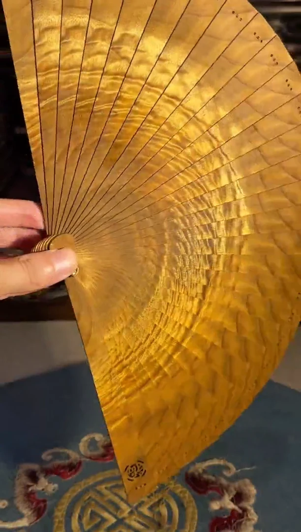 乌木类成套家具金丝楠扇子  2