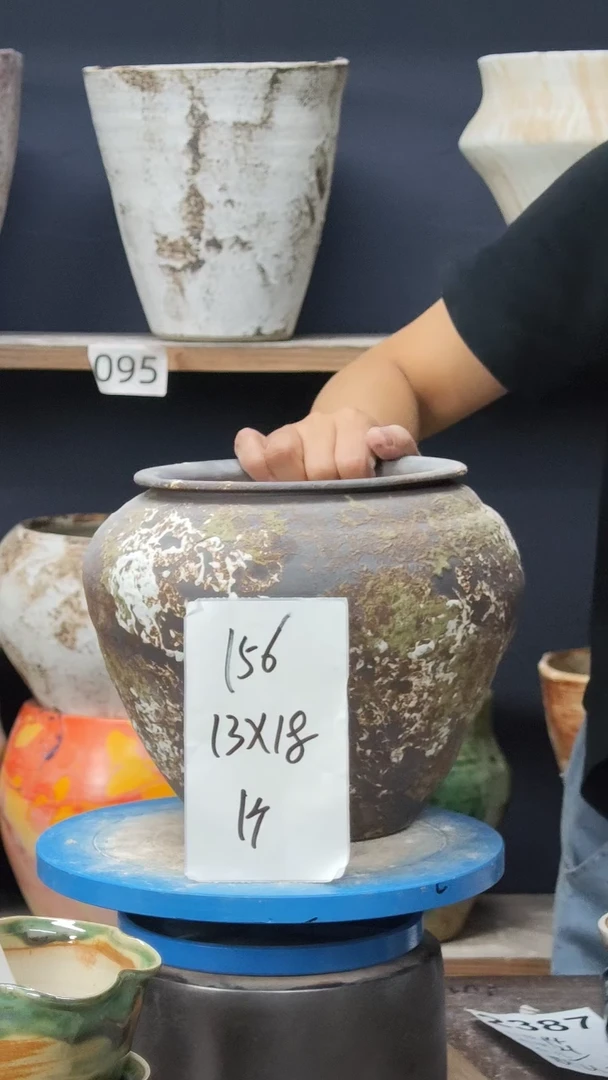 景德镇花盆默认微瑕156