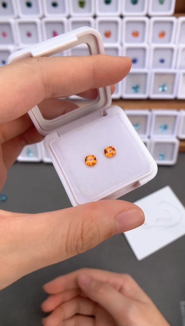 未镶嵌裸石定制石榴石1.25ct