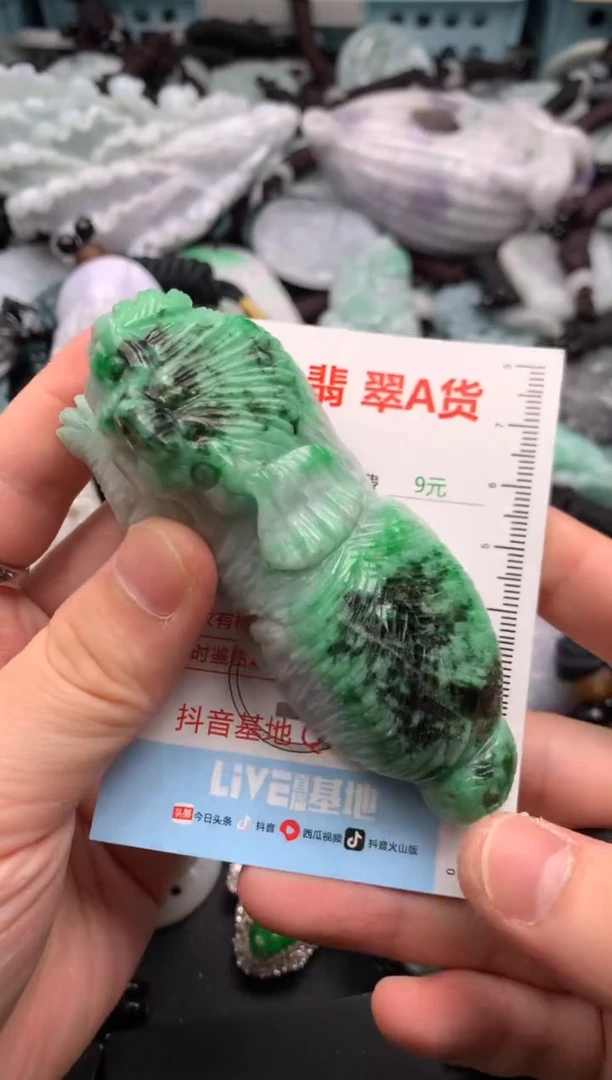 翡翠未镶嵌吊坠(不含链)1