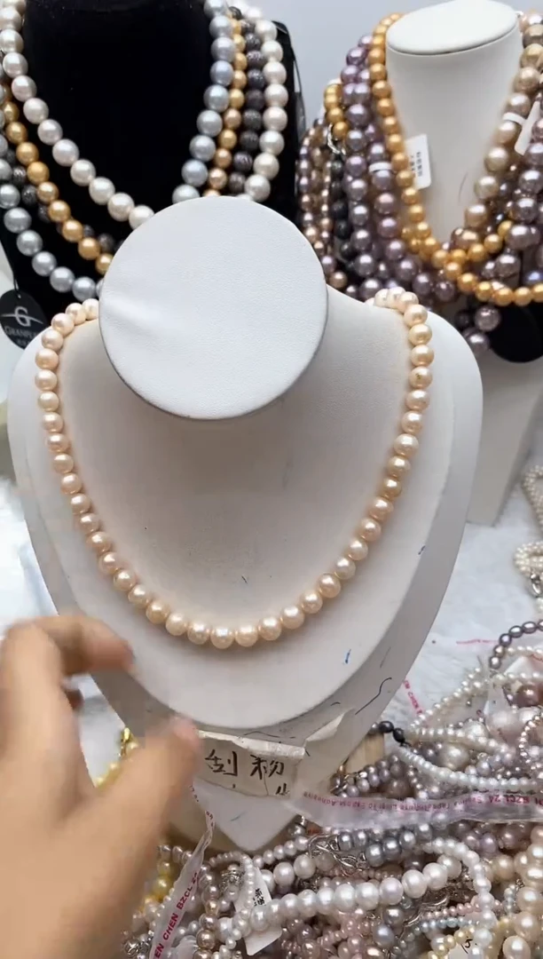 淡水珍珠钛钢颈饰202