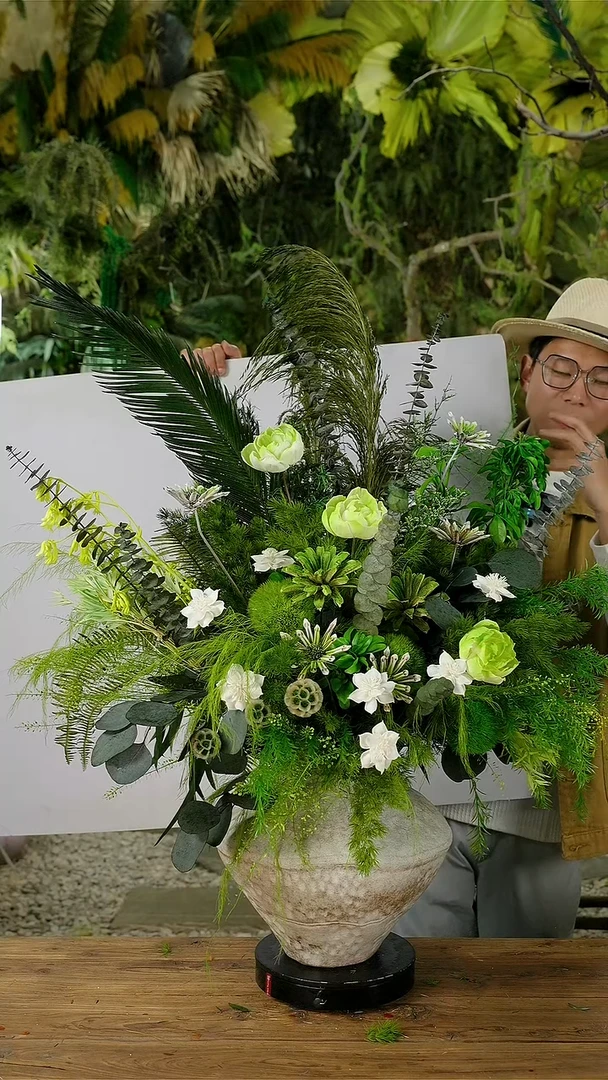 永生花一物一拍连花带瓶