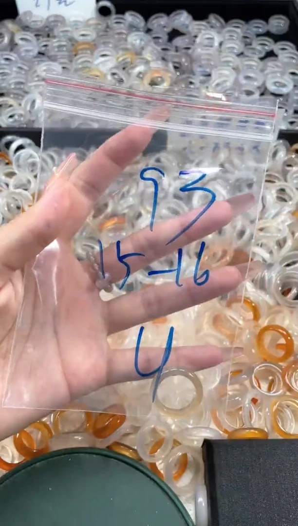 玛瑙/玉髓戒指未镶嵌93