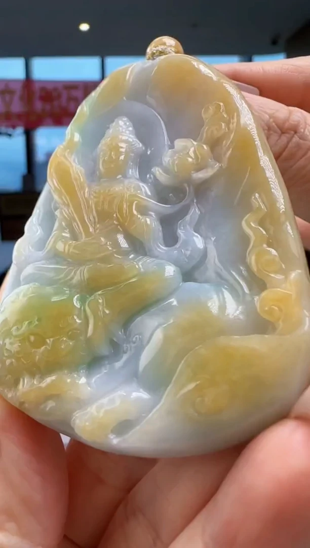翡翠未镶嵌颈饰YJ@@960Q3J16053