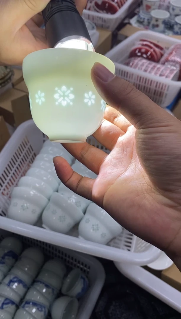 陶瓷景德陶瓷茶具容量约70