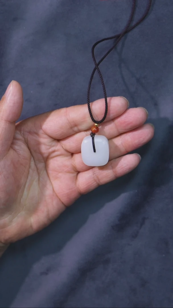 和田玉未镶嵌挂件BY0605FWJS083