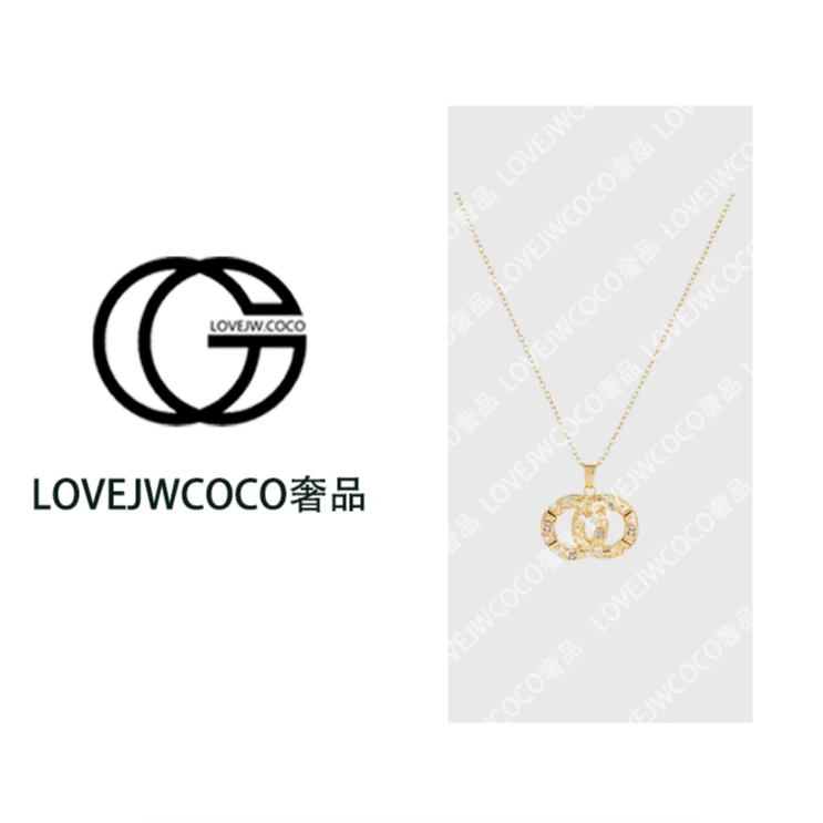 铜合金项链 【LOVEJWCOCO】小众设计高级感小香风可拆卸项链