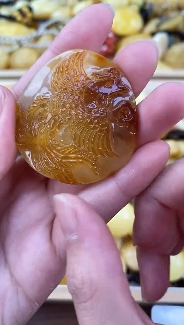 裸石琥珀未镶嵌天然琥珀蜜蜡