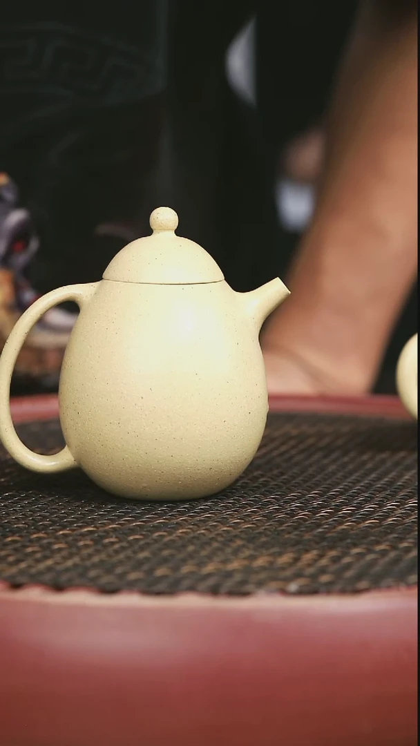 茶壶紫砂本绿龙蛋190CC