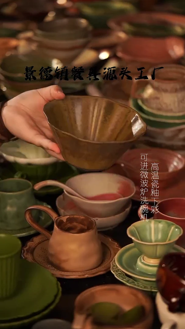 瓷景德镇高温单色釉@@