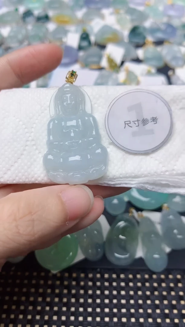颈饰未镶嵌翡翠天然缅甸A货翡翠