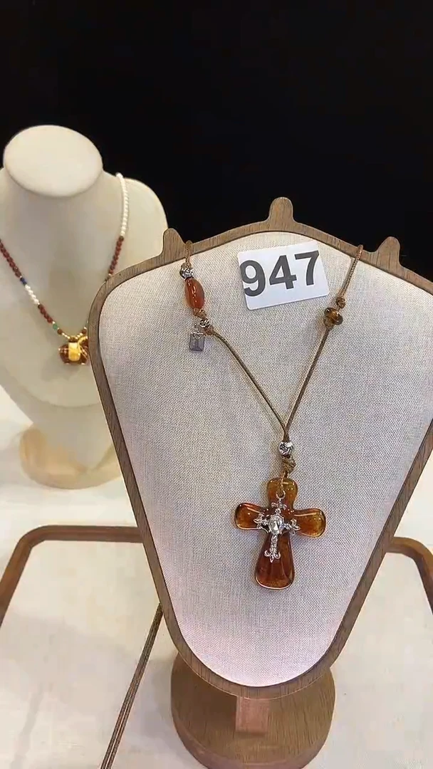 项链钛钢淡水珍珠947