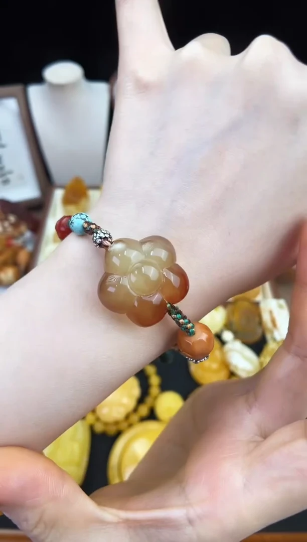 琥珀未镶嵌珠宝奇石柒月