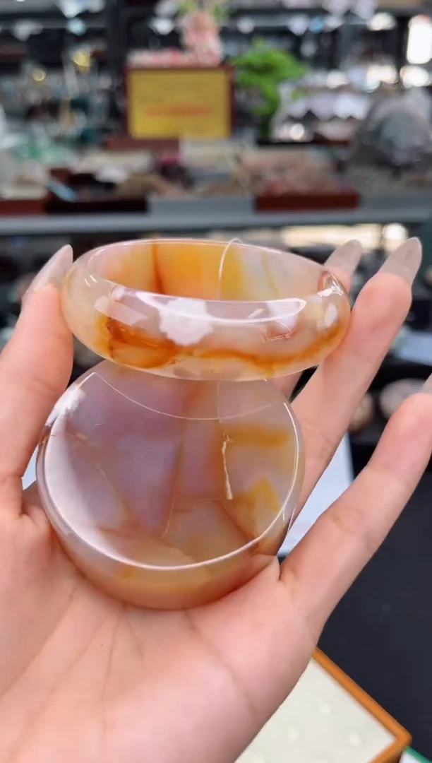 【闪购商品】石英质玉手镯未镶嵌57圈口（赠品镯心）6572190