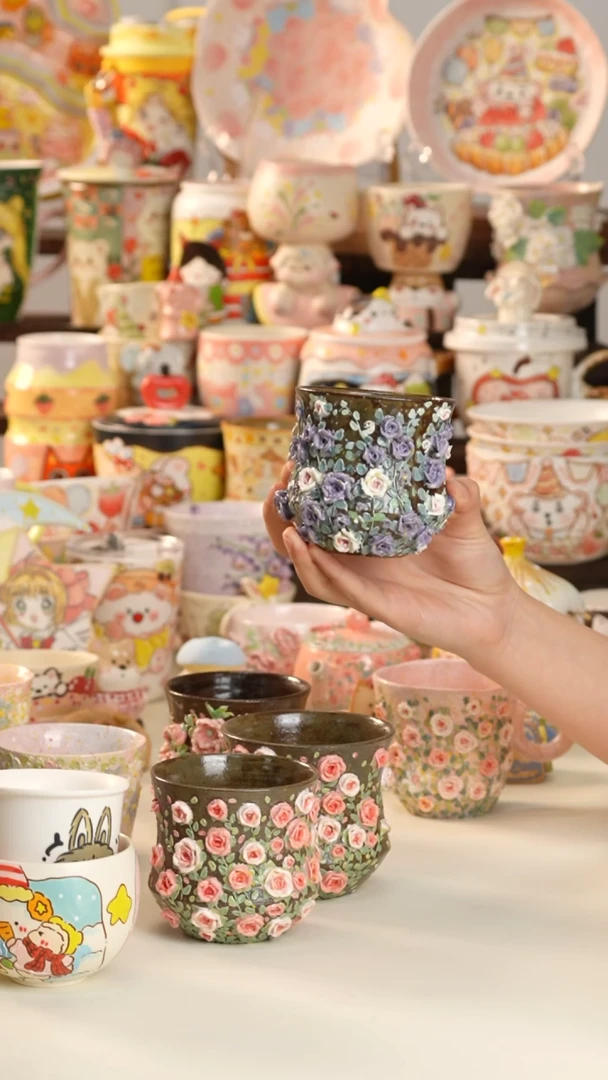 其他陶景德镇釉下彩手绘设计师款陶瓷