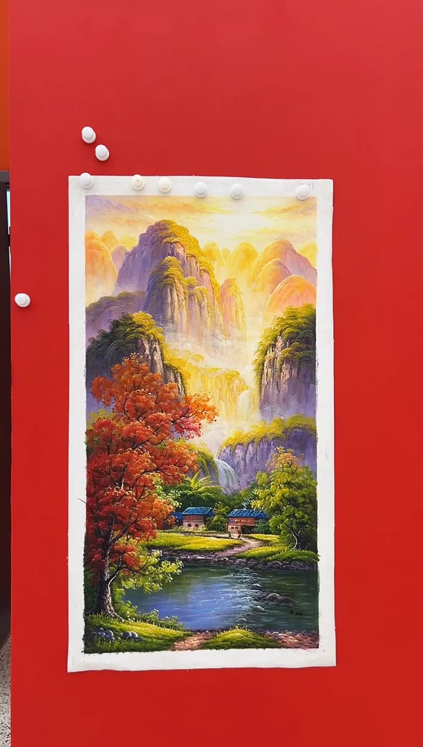 国画二郎老师油画精品