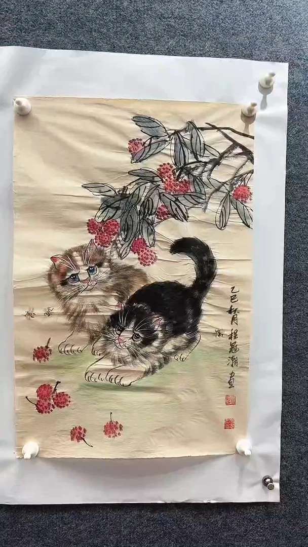 国画程冠潮/国画/花鸟
