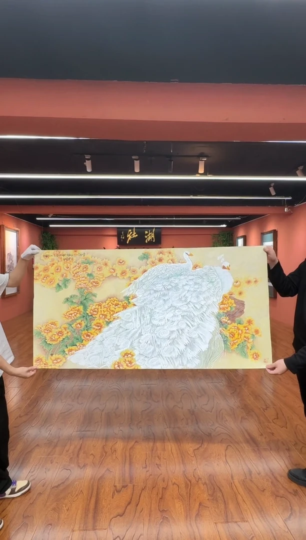国画孙桂国老师作品，带合影证书19-35