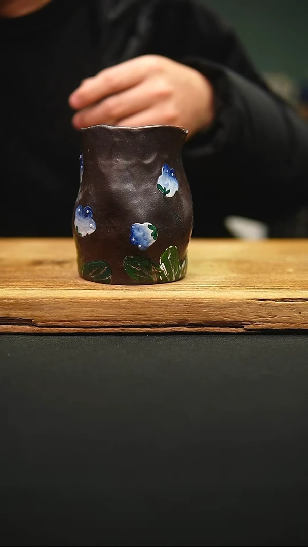 @@陶园瓷舍@@纯手工手绘@高温釉下彩