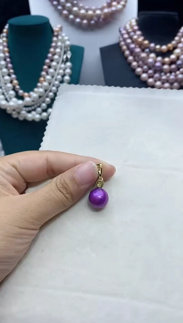 淡水珍珠未镶嵌吊坠(不含链)珍珠吊坠