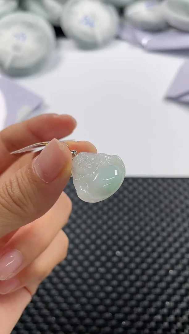 颈饰未镶嵌翡翠9107 佛公