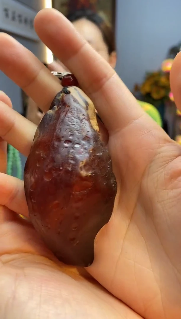 琥珀颈饰未镶嵌吊坠