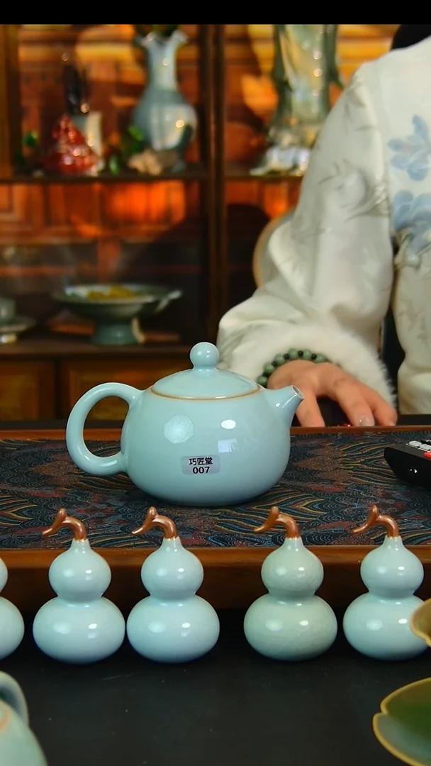 瓷片原矿汝瓷福利单杯，不完美