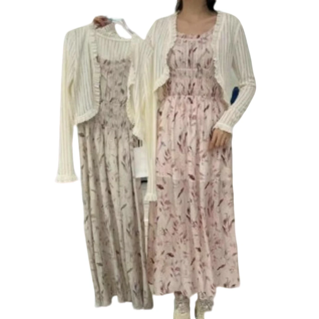 【小依专享】L1F16128B 女装连衣裙气质柔软舒适-6128