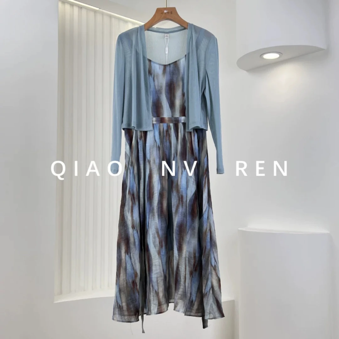 ［依帆专属］A-3397春款套装连衣裙修身气质2025新款