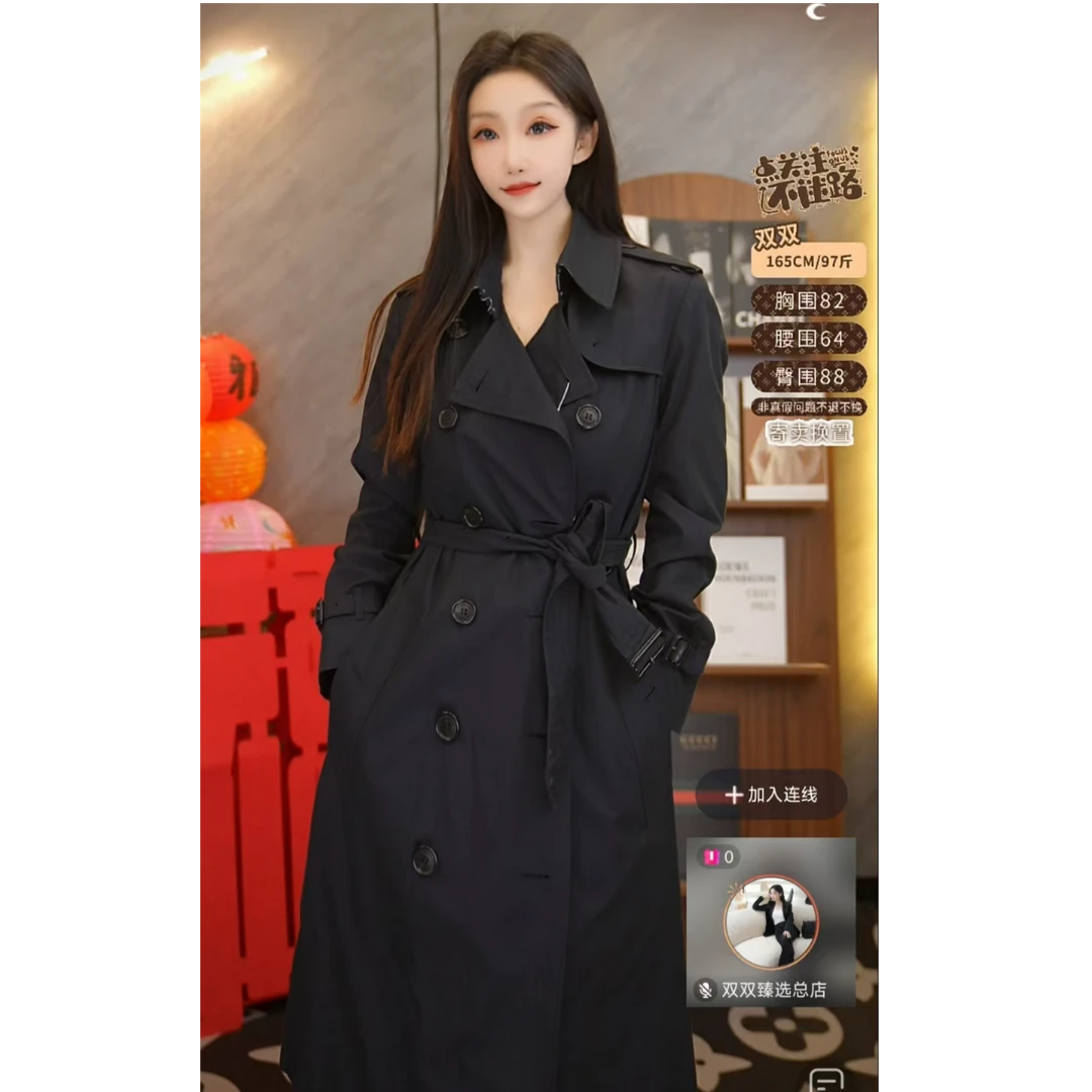 99新 BURBERRY/博柏利 双双臻选/vv00857/博柏利风衣/uk6码