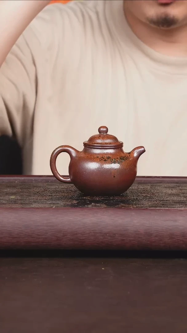 茶壶紫砂柴烧 壶