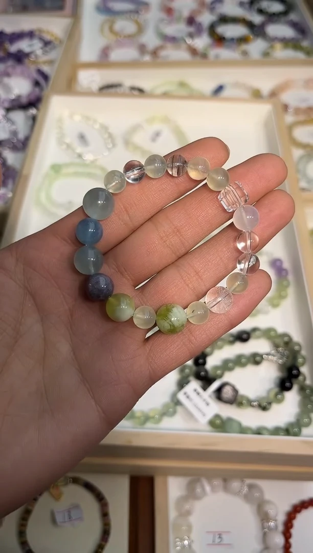 【闪购商品】葡萄石手链未镶嵌葡萄石多宝