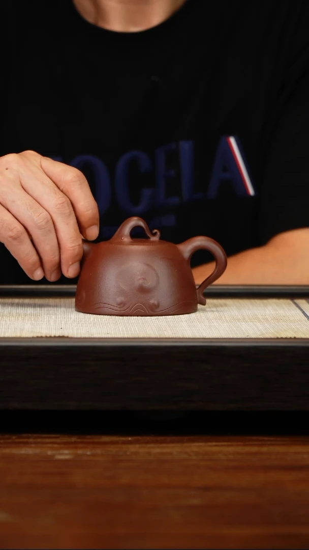 茶壶紫砂云根料卷毛